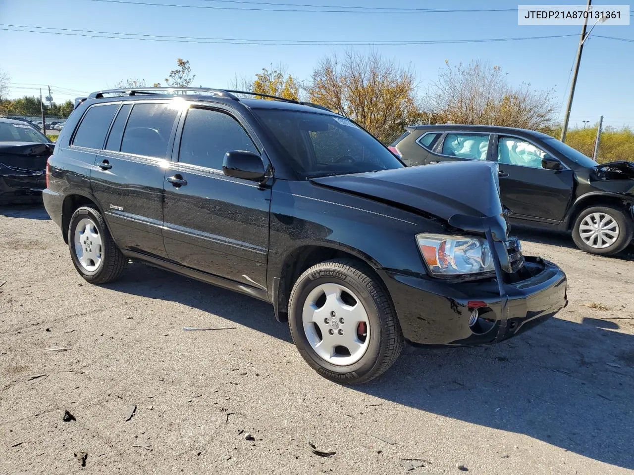 2007 Toyota Highlander Sport VIN: JTEDP21A870131361 Lot: 79081154