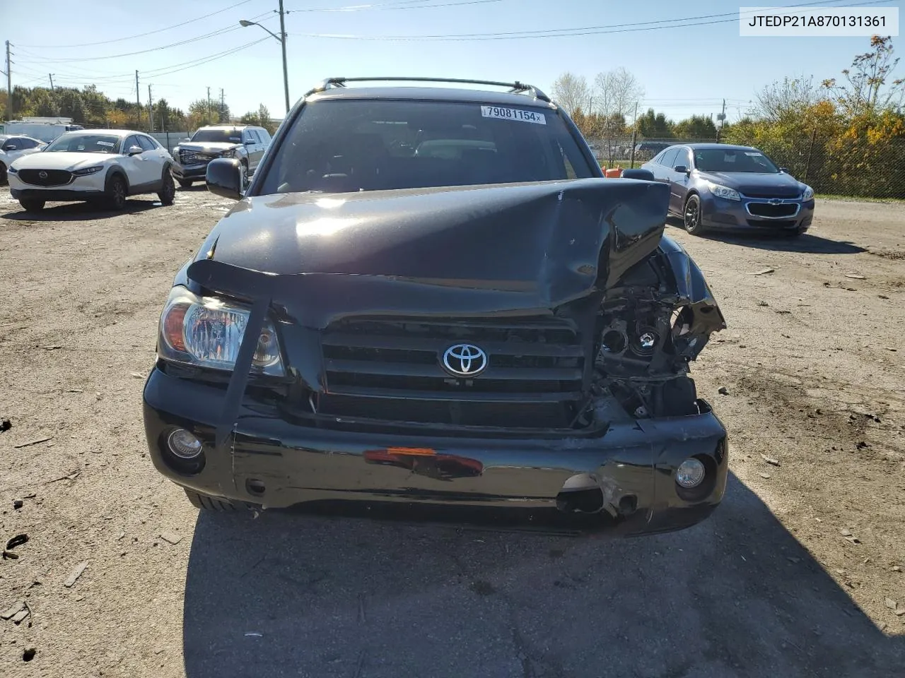 2007 Toyota Highlander Sport VIN: JTEDP21A870131361 Lot: 79081154