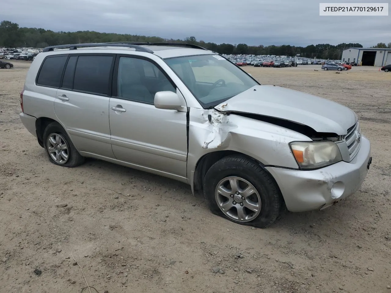 2007 Toyota Highlander Sport VIN: JTEDP21A770129617 Lot: 80105894