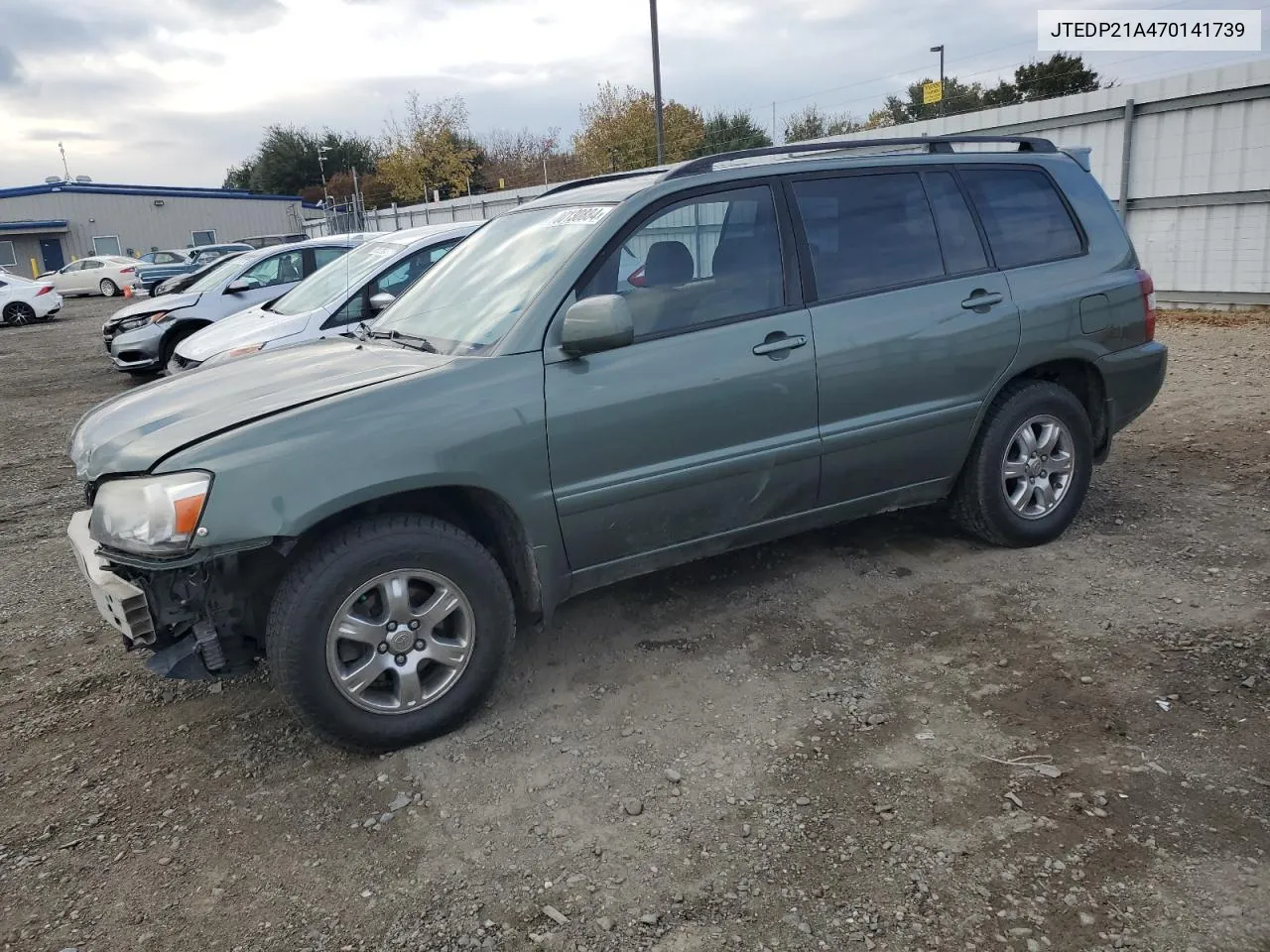 2007 Toyota Highlander Sport VIN: JTEDP21A470141739 Lot: 80130884