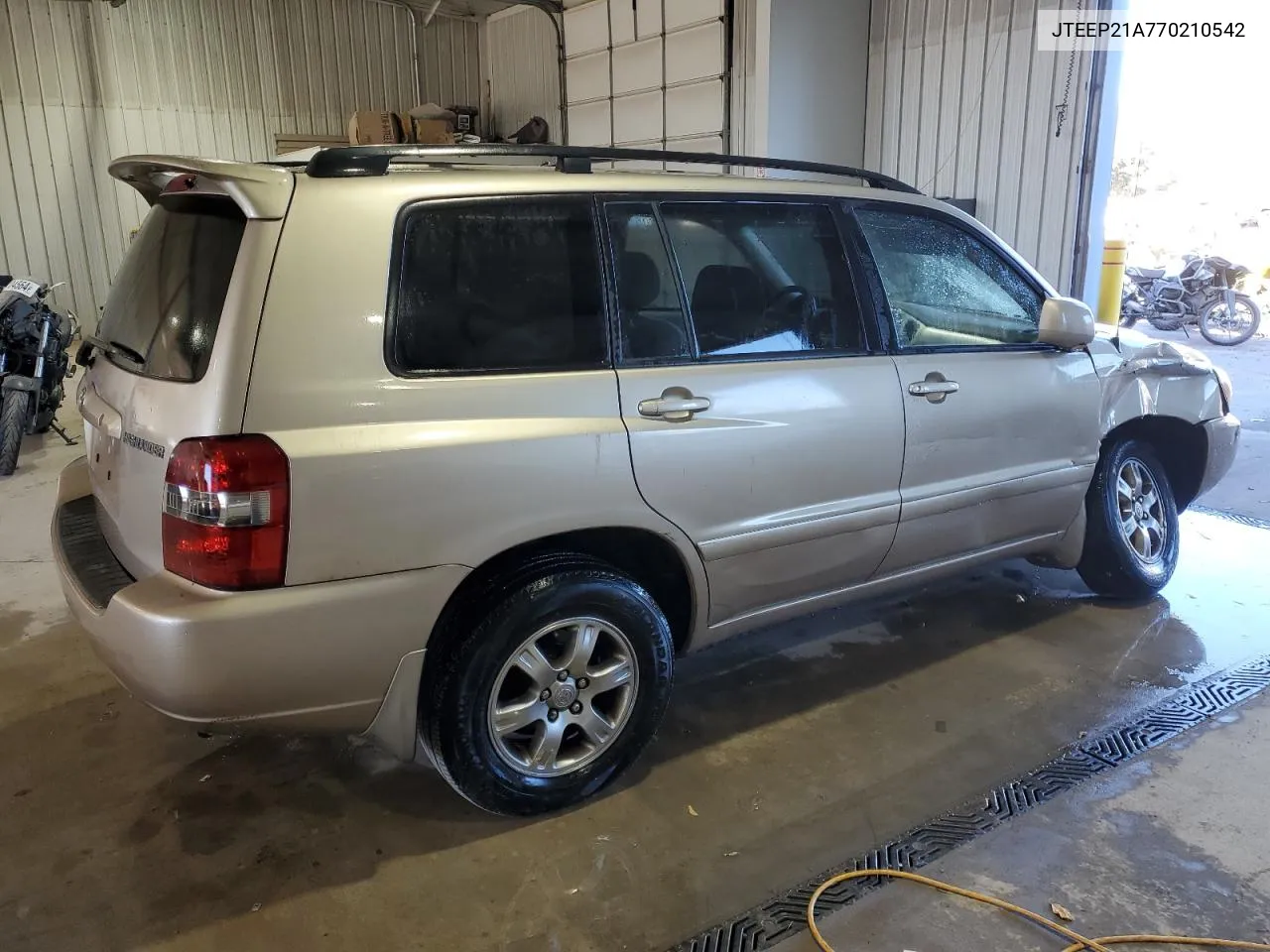 2007 Toyota Highlander Sport VIN: JTEEP21A770210542 Lot: 80134594