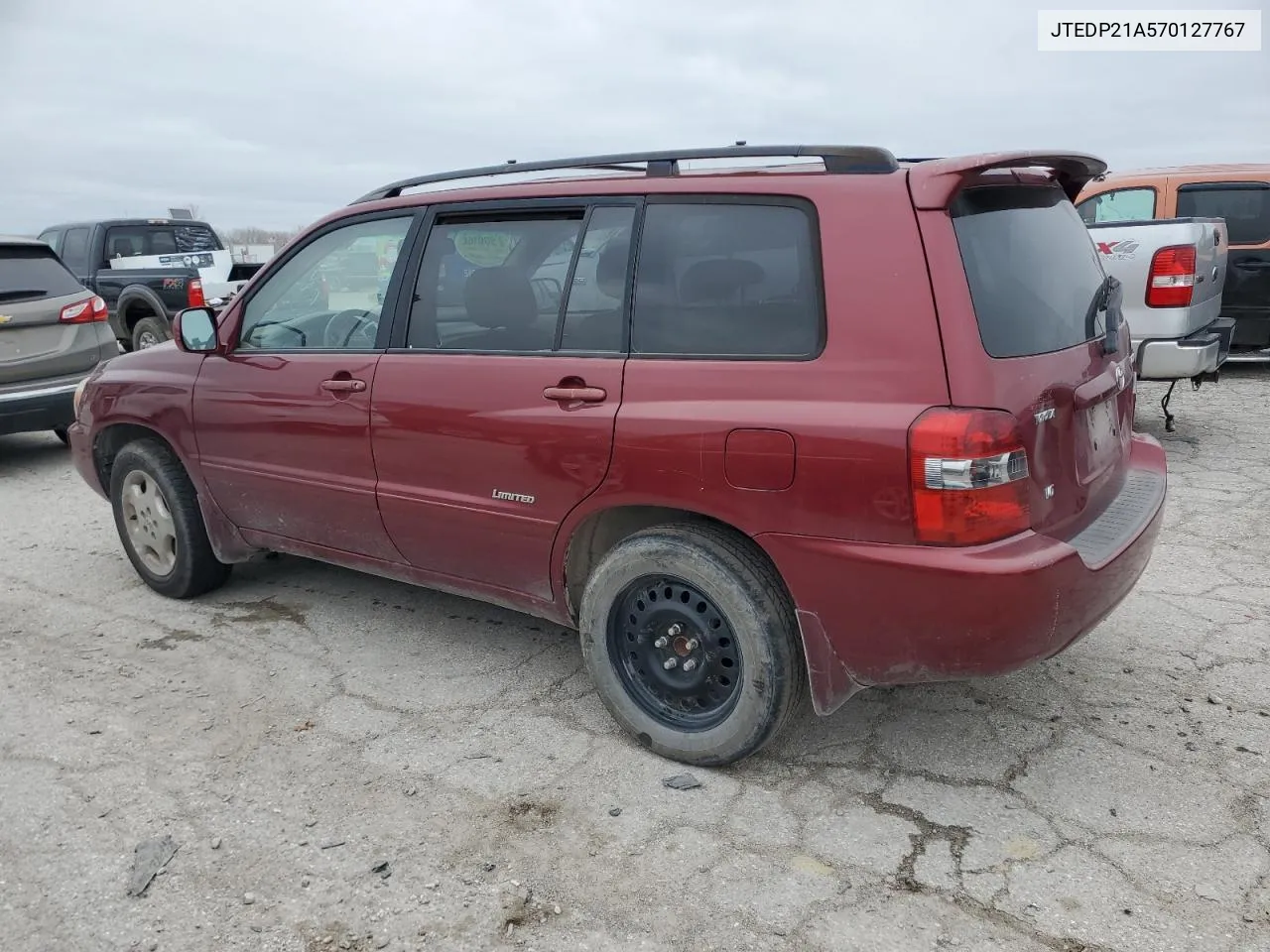 2007 Toyota Highlander Sport VIN: JTEDP21A570127767 Lot: 80368634