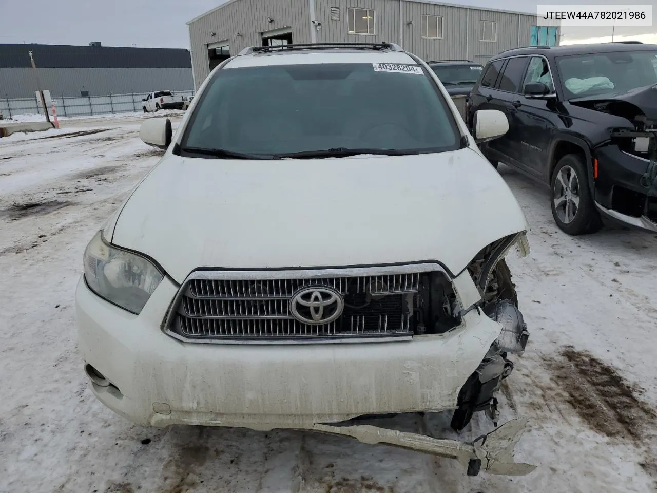 2008 Toyota Highlander Hybrid Limited VIN: JTEEW44A782021986 Lot: 40328204