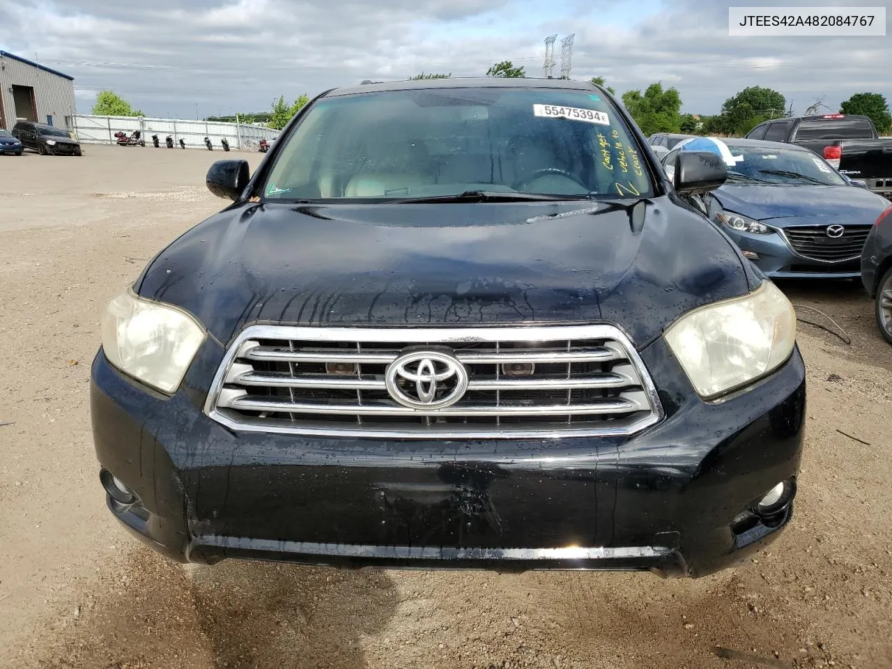 2008 Toyota Highlander Limited VIN: JTEES42A482084767 Lot: 55475394