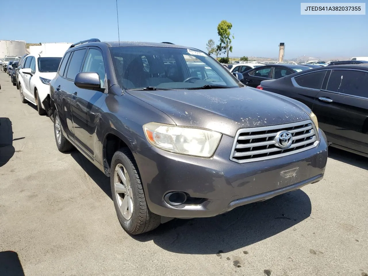 2008 Toyota Highlander VIN: JTEDS41A382037355 Lot: 57782964