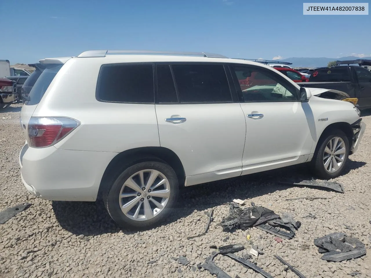 2008 Toyota Highlander Hybrid VIN: JTEEW41A482007838 Lot: 58324834