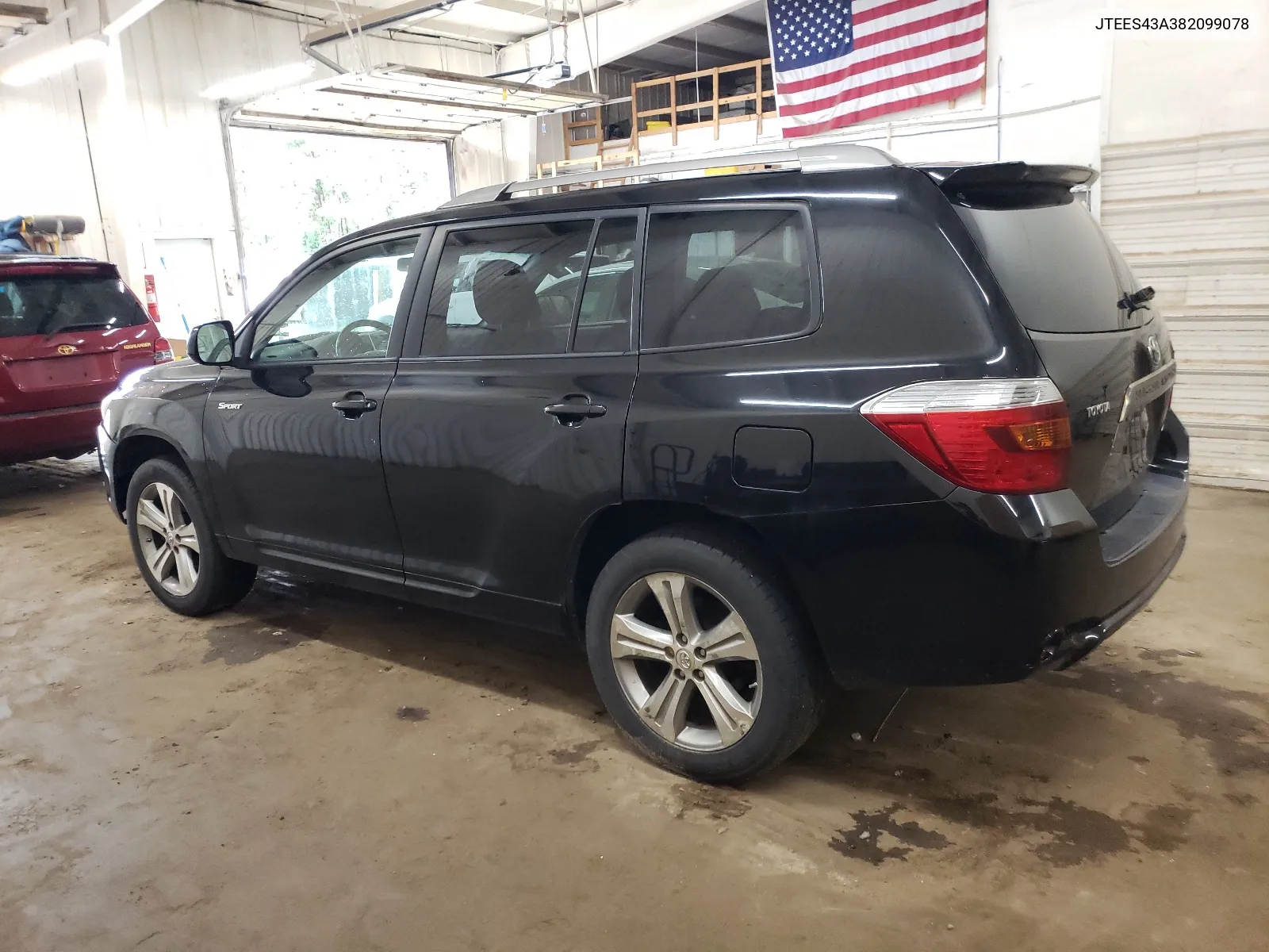 2008 Toyota Highlander Sport VIN: JTEES43A382099078 Lot: 59303044