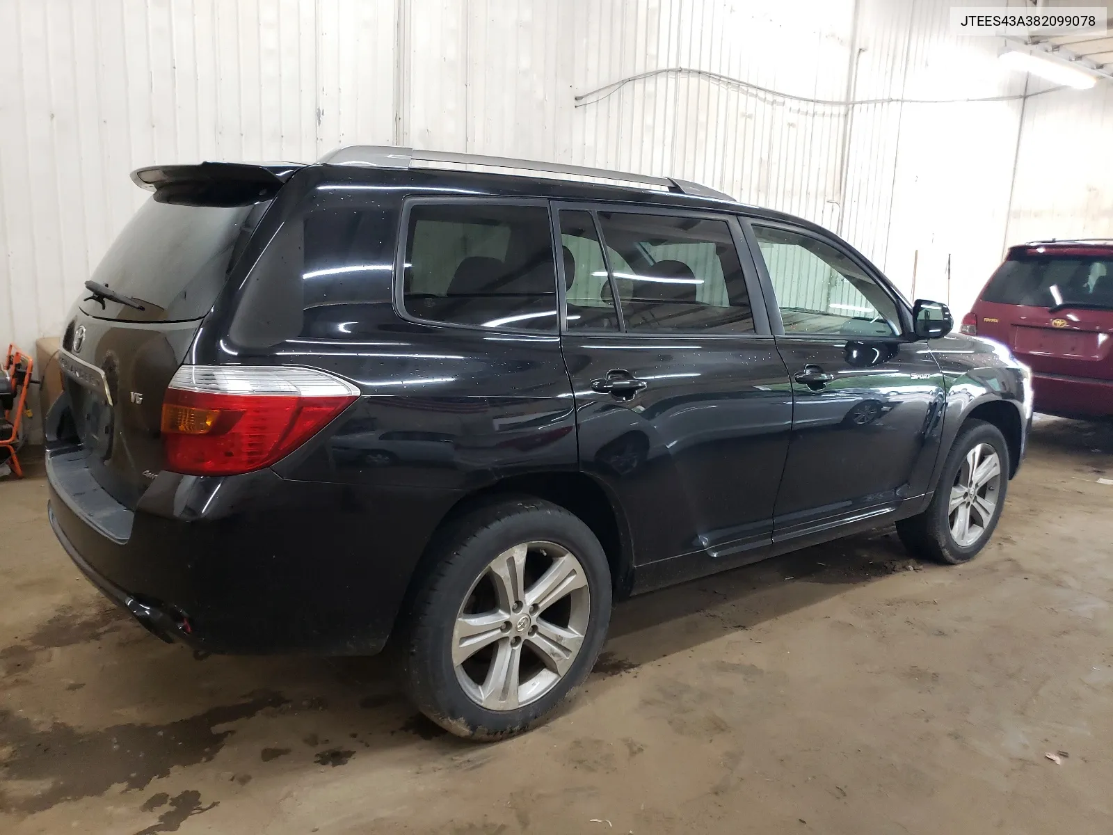 2008 Toyota Highlander Sport VIN: JTEES43A382099078 Lot: 59303044