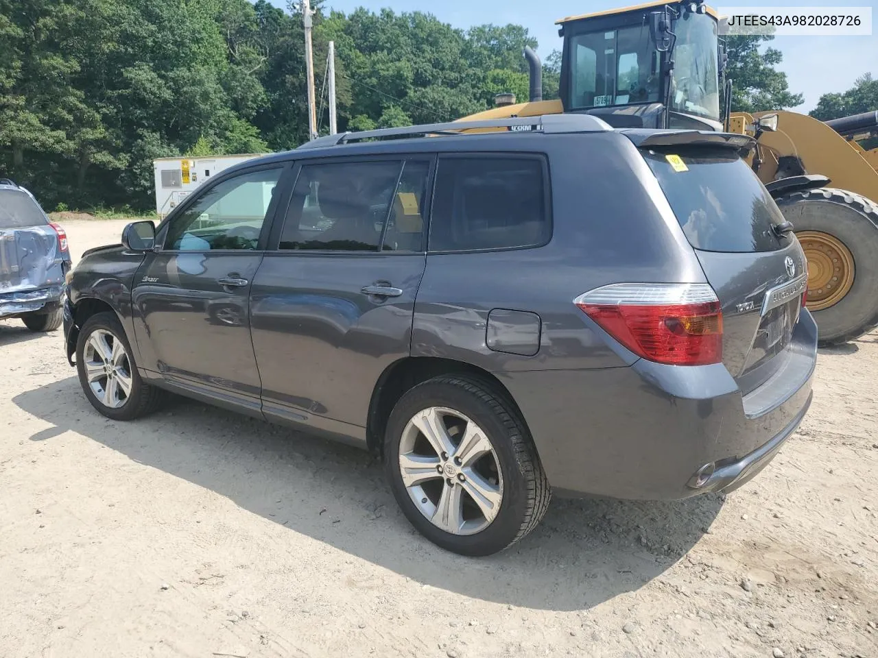 2008 Toyota Highlander Sport VIN: JTEES43A982028726 Lot: 59896064