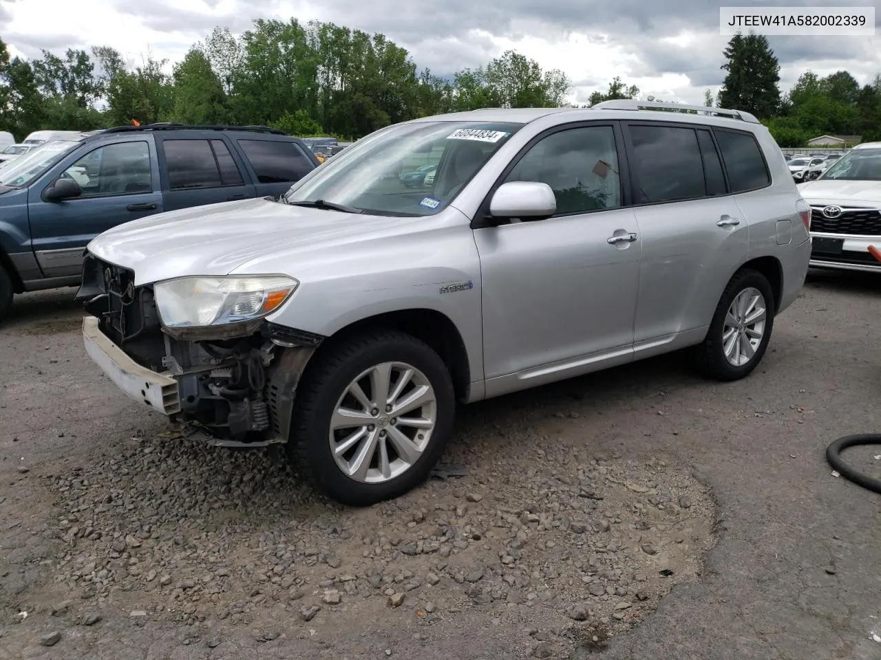 JTEEW41A582002339 2008 Toyota Highlander Hybrid