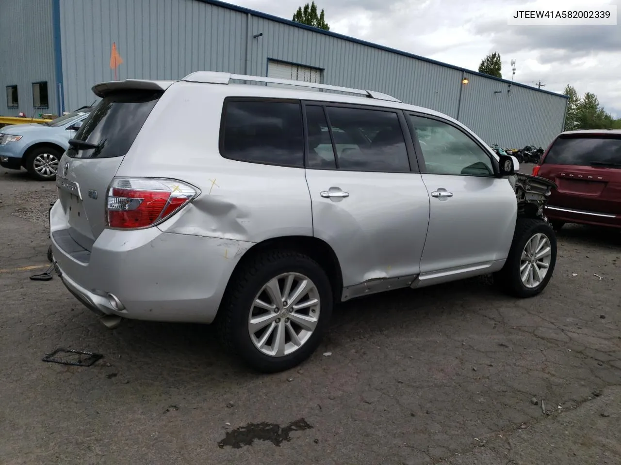 JTEEW41A582002339 2008 Toyota Highlander Hybrid