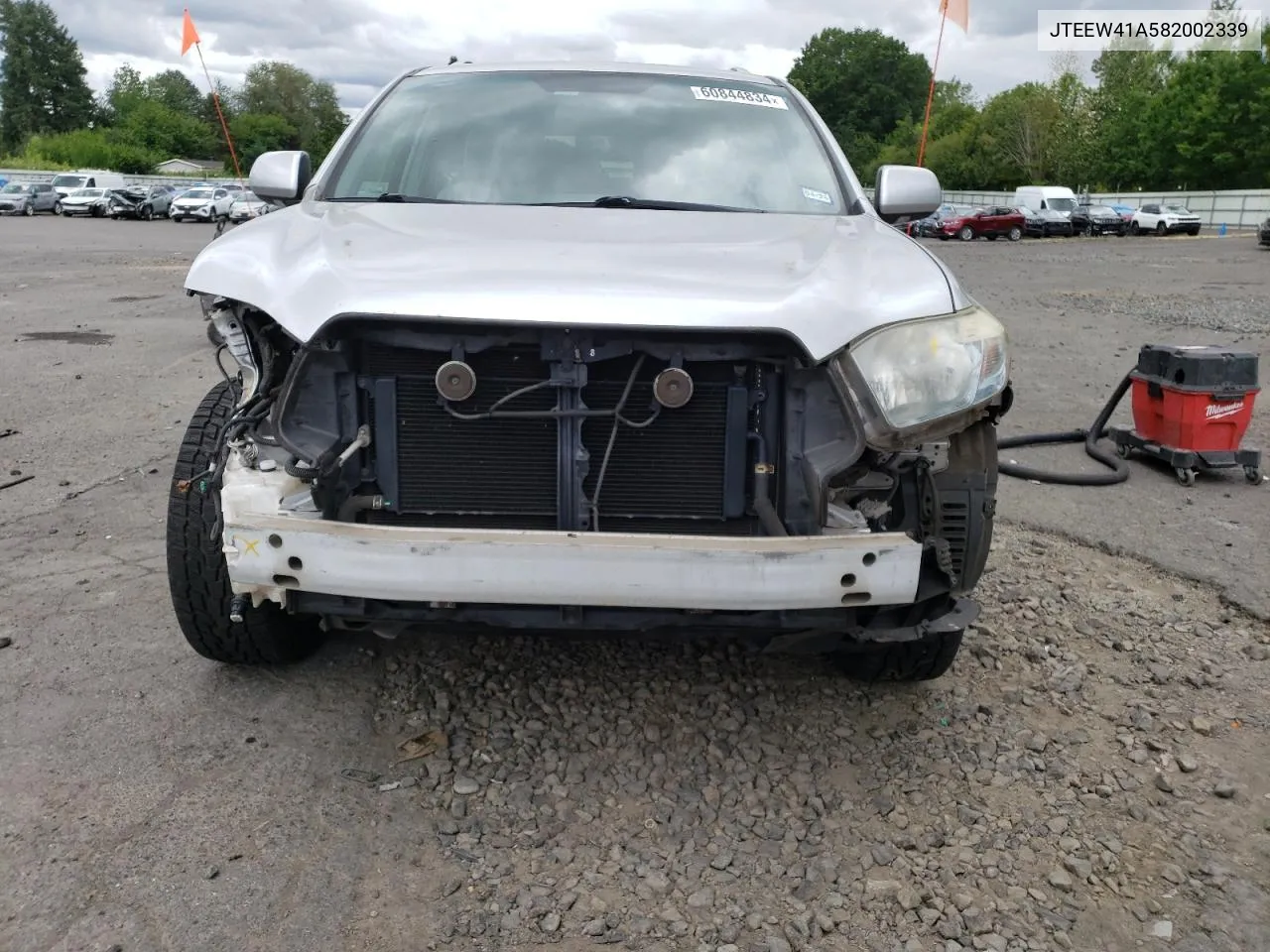 JTEEW41A582002339 2008 Toyota Highlander Hybrid