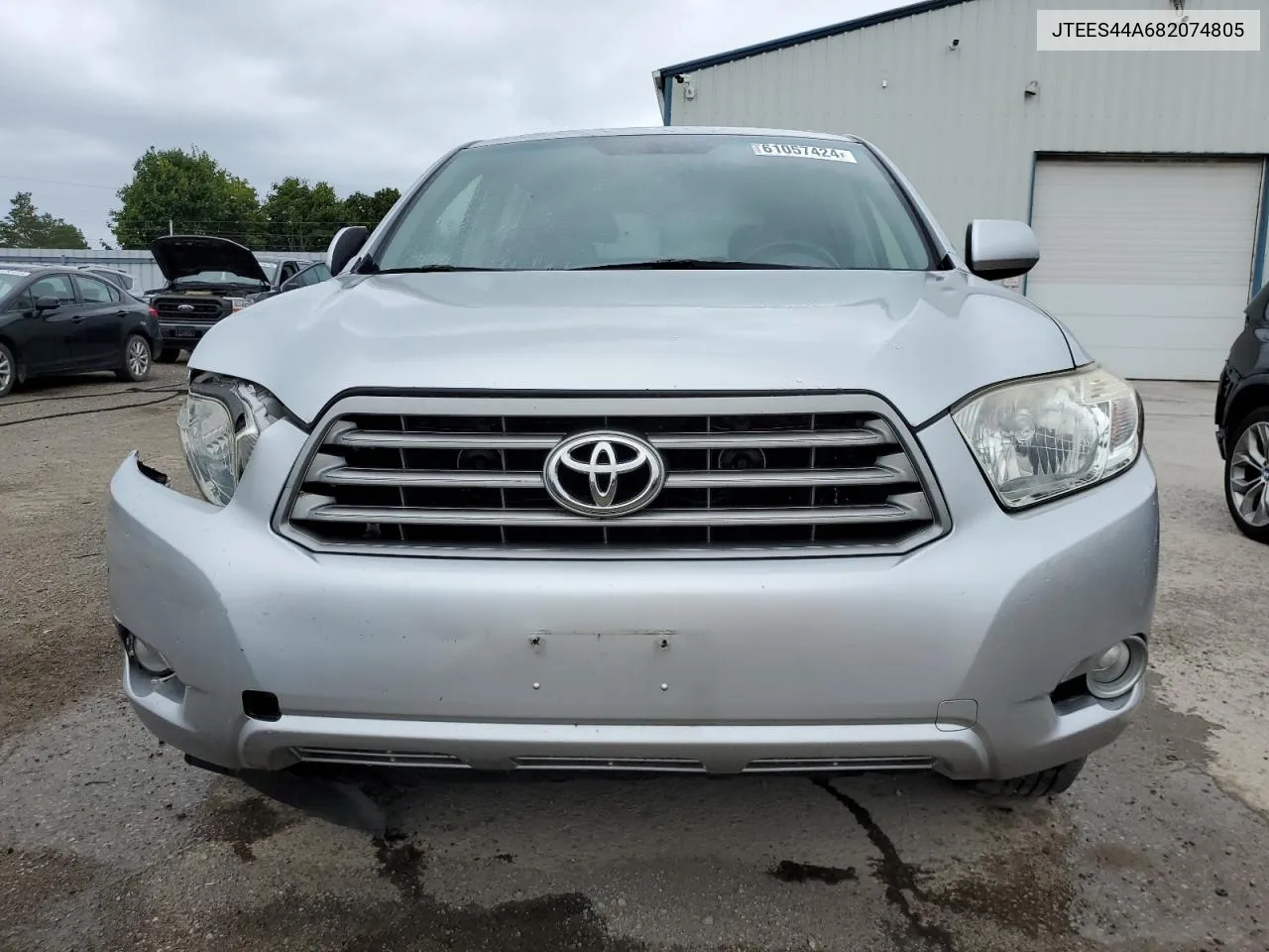 2008 Toyota Highlander Sr5 VIN: JTEES44A682074805 Lot: 61057424