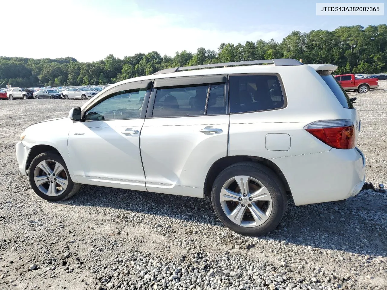 2008 Toyota Highlander Sport VIN: JTEDS43A382007365 Lot: 65045624