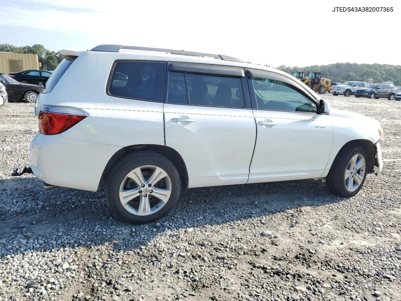 2008 Toyota Highlander Sport VIN: JTEDS43A382007365 Lot: 65045624