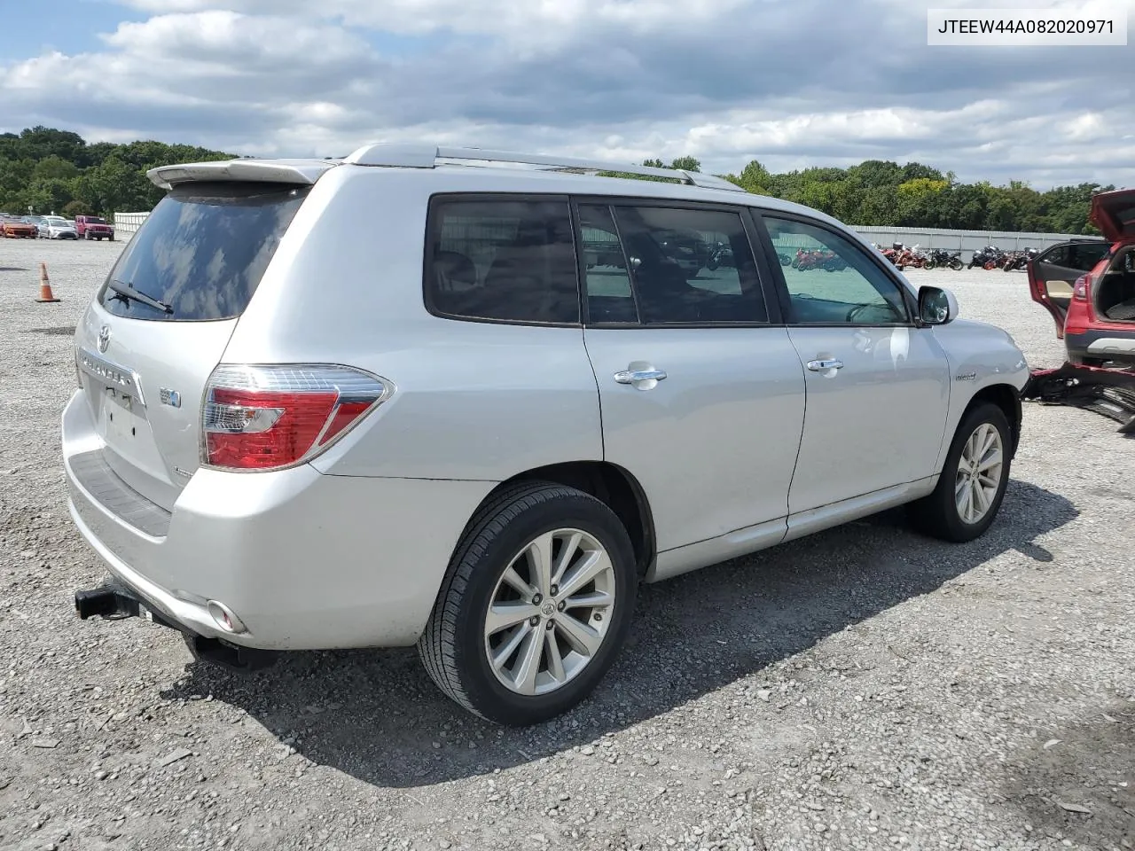 2008 Toyota Highlander Hybrid Limited VIN: JTEEW44A082020971 Lot: 66685544