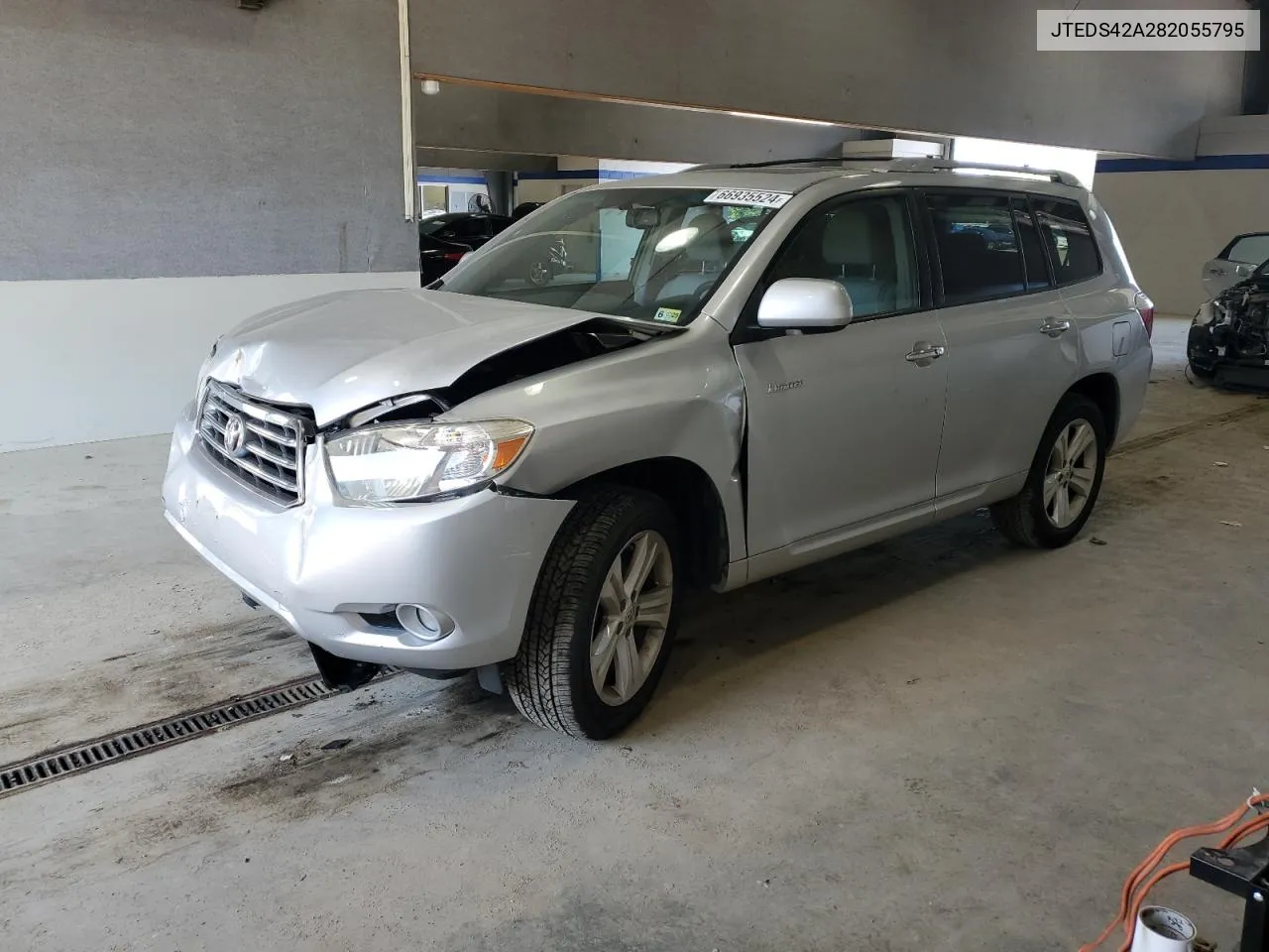 2008 Toyota Highlander Limited VIN: JTEDS42A282055795 Lot: 66935524