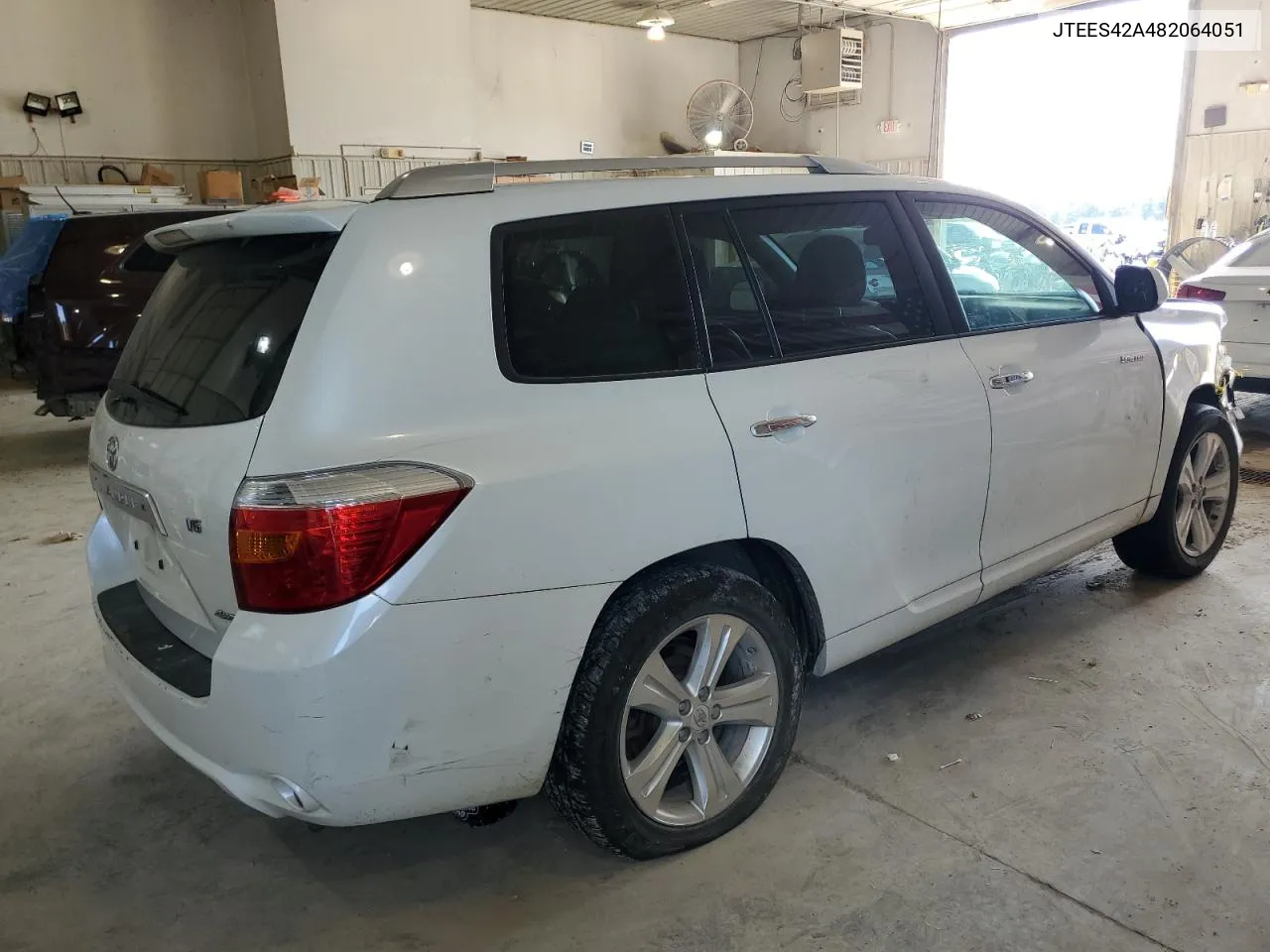 2008 Toyota Highlander Limited VIN: JTEES42A482064051 Lot: 67030414