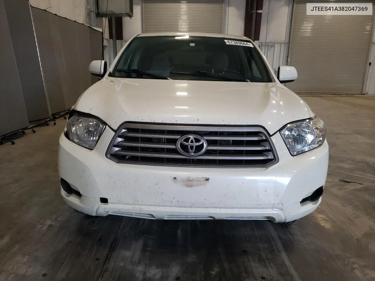 2008 Toyota Highlander VIN: JTEES41A382047369 Lot: 67389664