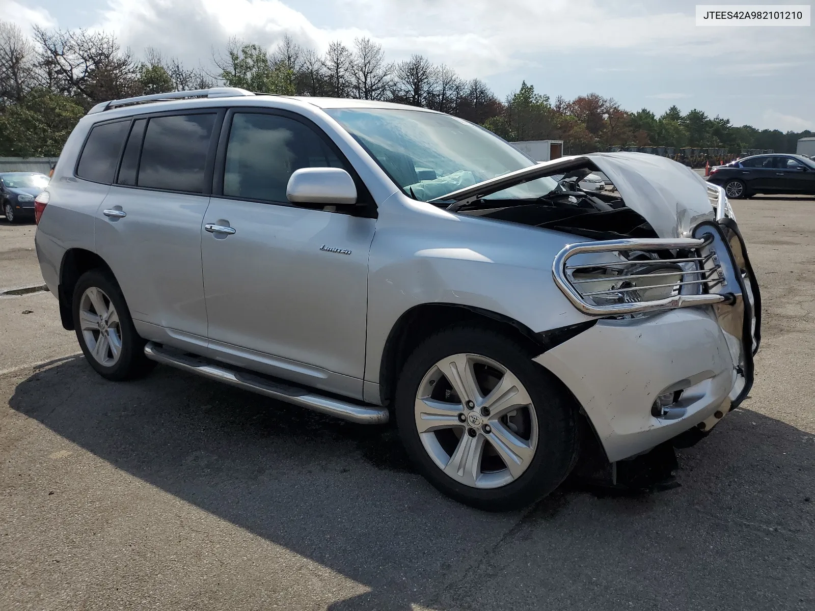 2008 Toyota Highlander Limited VIN: JTEES42A982101210 Lot: 67747124