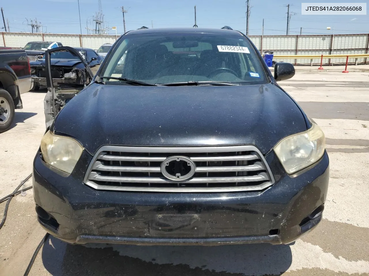 2008 Toyota Highlander VIN: JTEDS41A282066068 Lot: 67882344