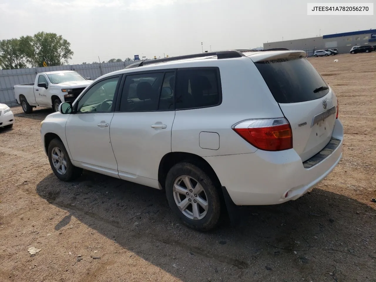 2008 Toyota Highlander VIN: JTEES41A782056270 Lot: 68034014