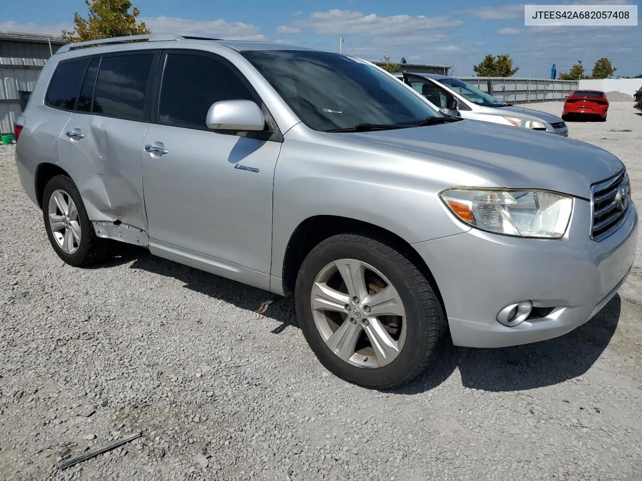 2008 Toyota Highlander Limited VIN: JTEES42A682057408 Lot: 68282664