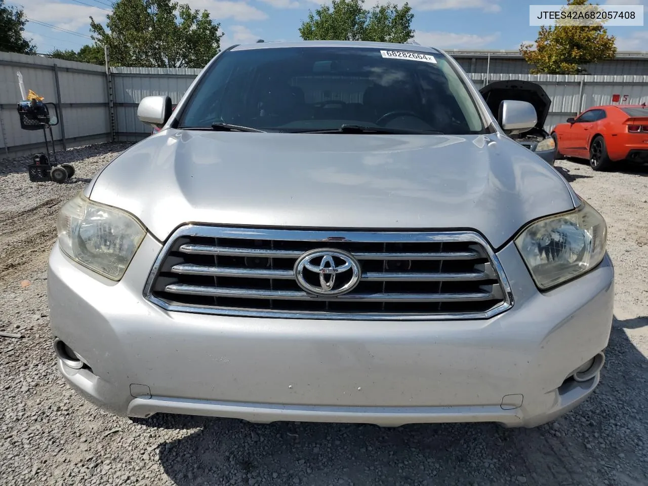 2008 Toyota Highlander Limited VIN: JTEES42A682057408 Lot: 68282664