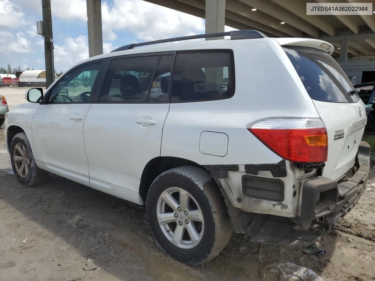 JTEDS41A382022984 2008 Toyota Highlander