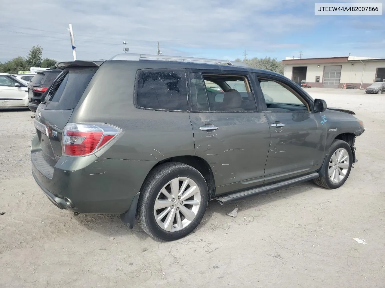 2008 Toyota Highlander Hybrid Limited VIN: JTEEW44A482007866 Lot: 68920044