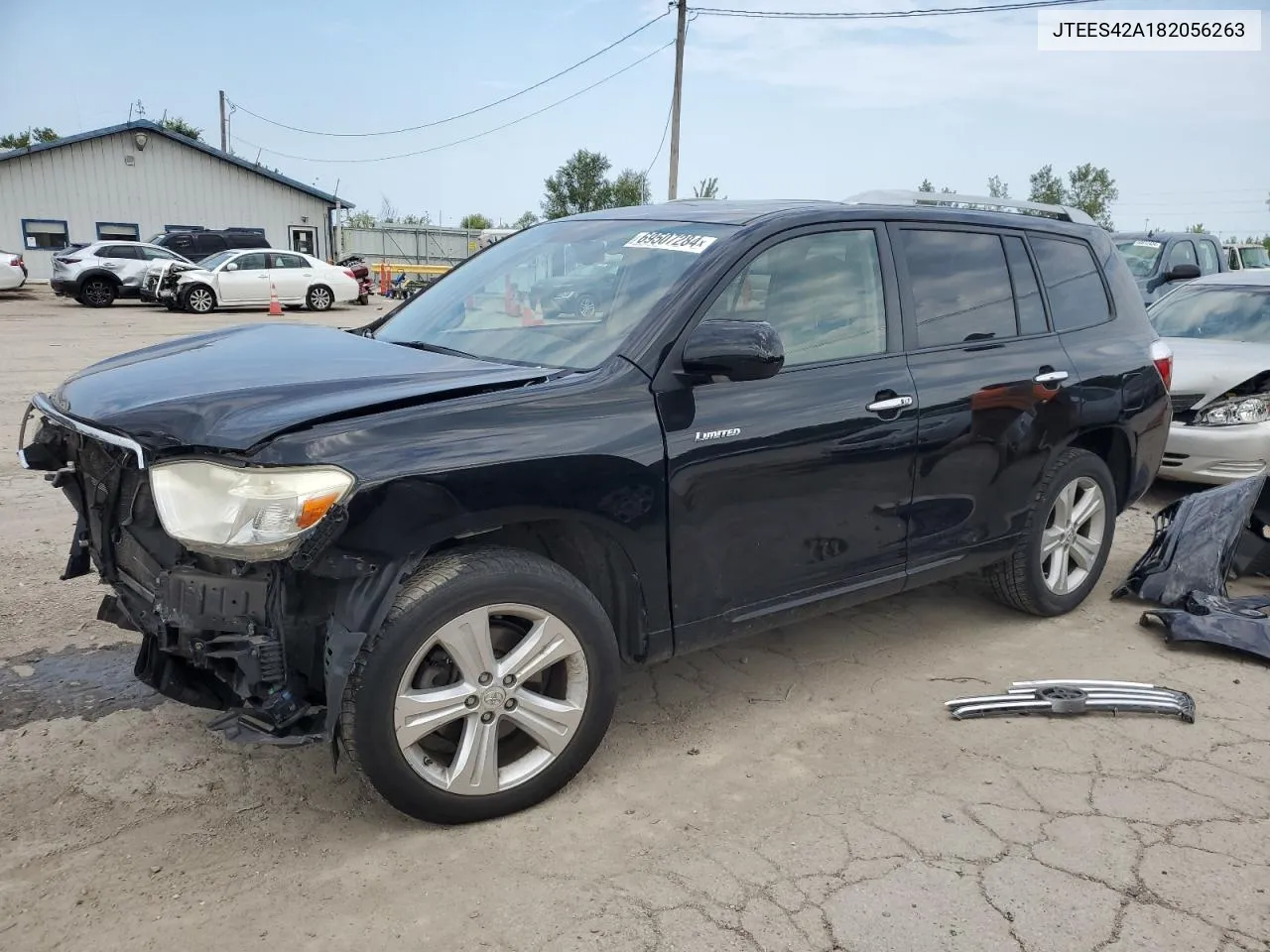 2008 Toyota Highlander Limited VIN: JTEES42A182056263 Lot: 69507284