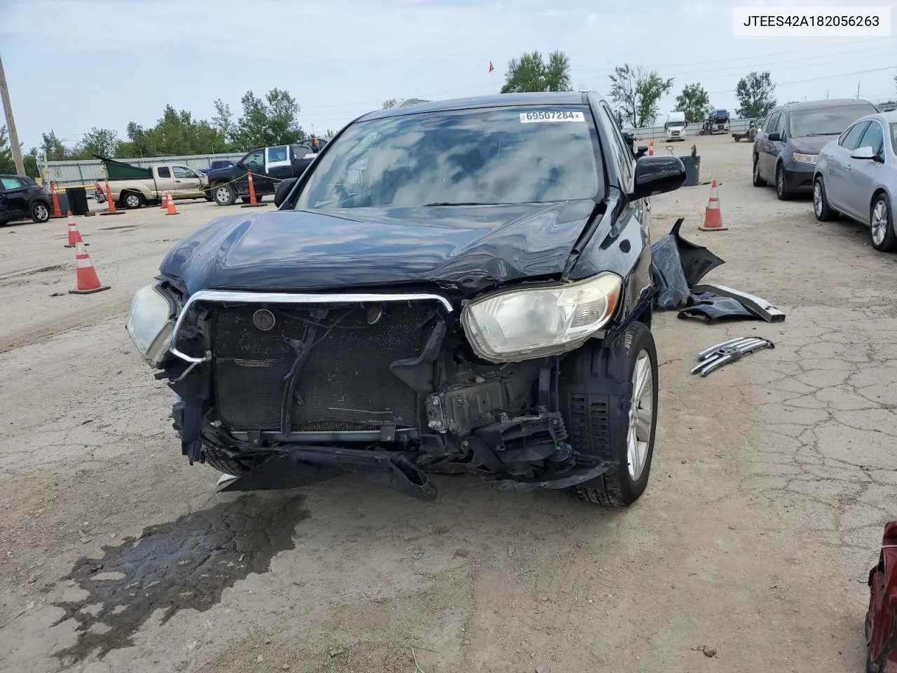 2008 Toyota Highlander Limited VIN: JTEES42A182056263 Lot: 69507284