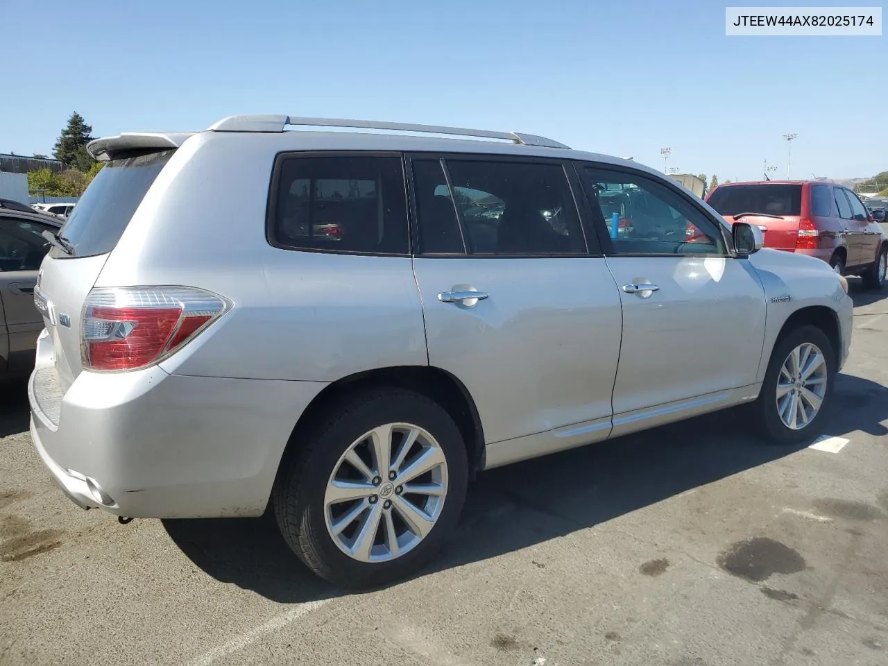 2008 Toyota Highlander Hybrid Limited VIN: JTEEW44AX82025174 Lot: 69524494