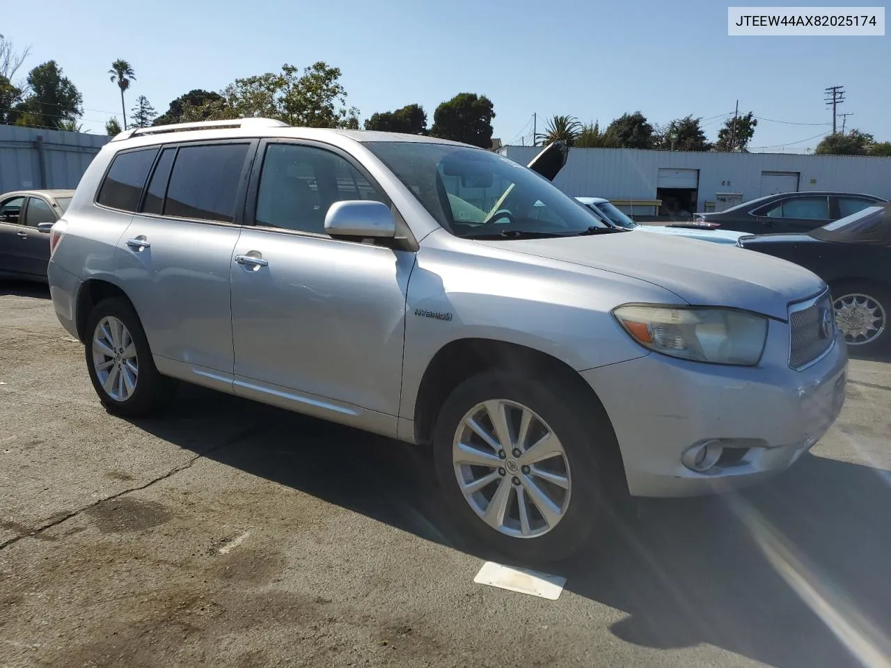 2008 Toyota Highlander Hybrid Limited VIN: JTEEW44AX82025174 Lot: 69524494