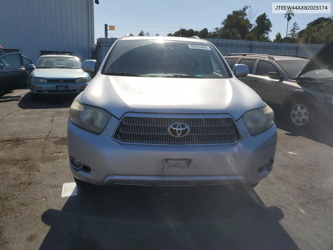 2008 Toyota Highlander Hybrid Limited VIN: JTEEW44AX82025174 Lot: 69524494