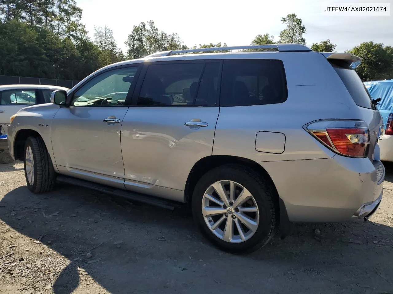 2008 Toyota Highlander Hybrid Limited VIN: JTEEW44AX82021674 Lot: 69586684