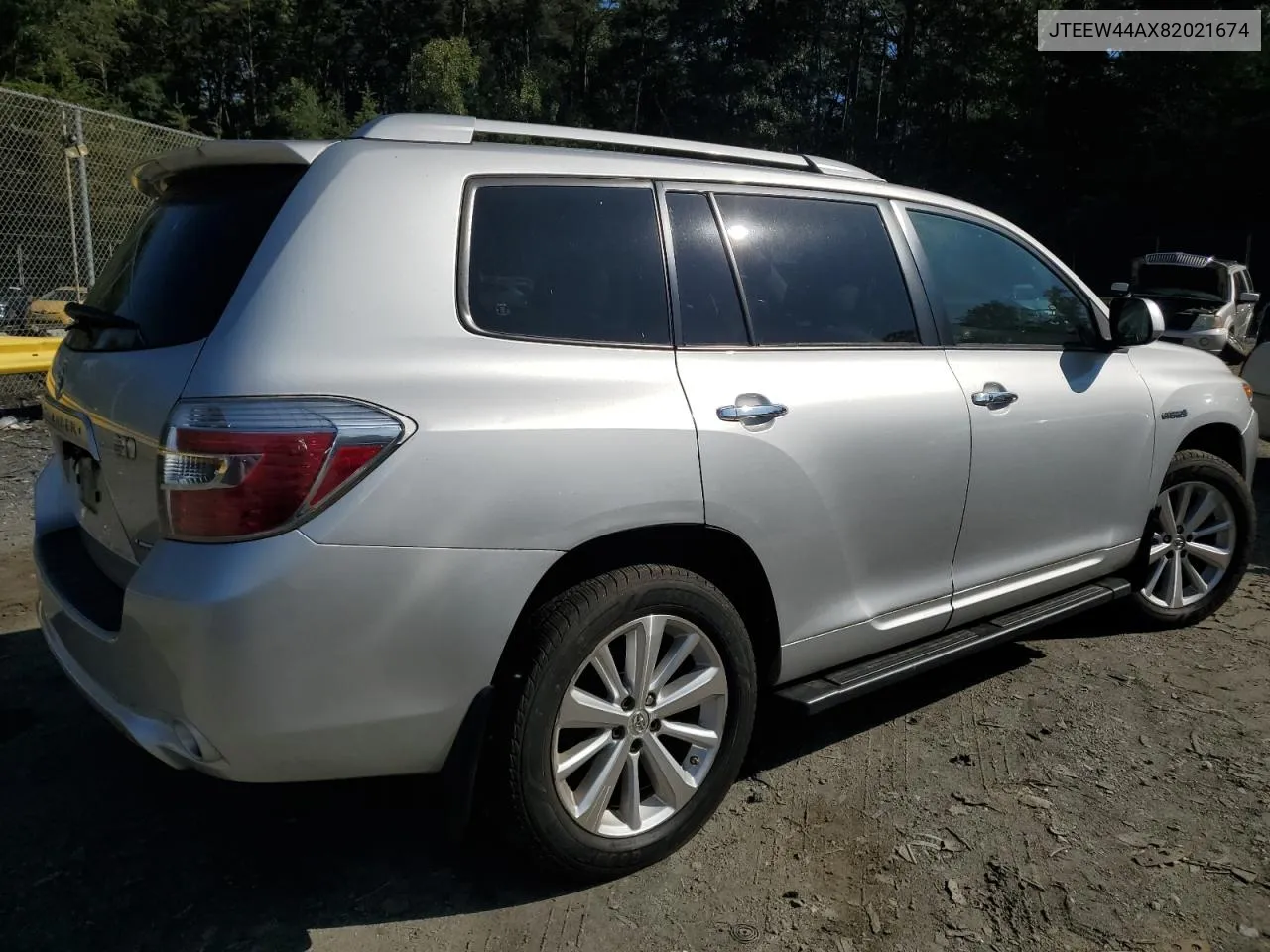 2008 Toyota Highlander Hybrid Limited VIN: JTEEW44AX82021674 Lot: 69586684