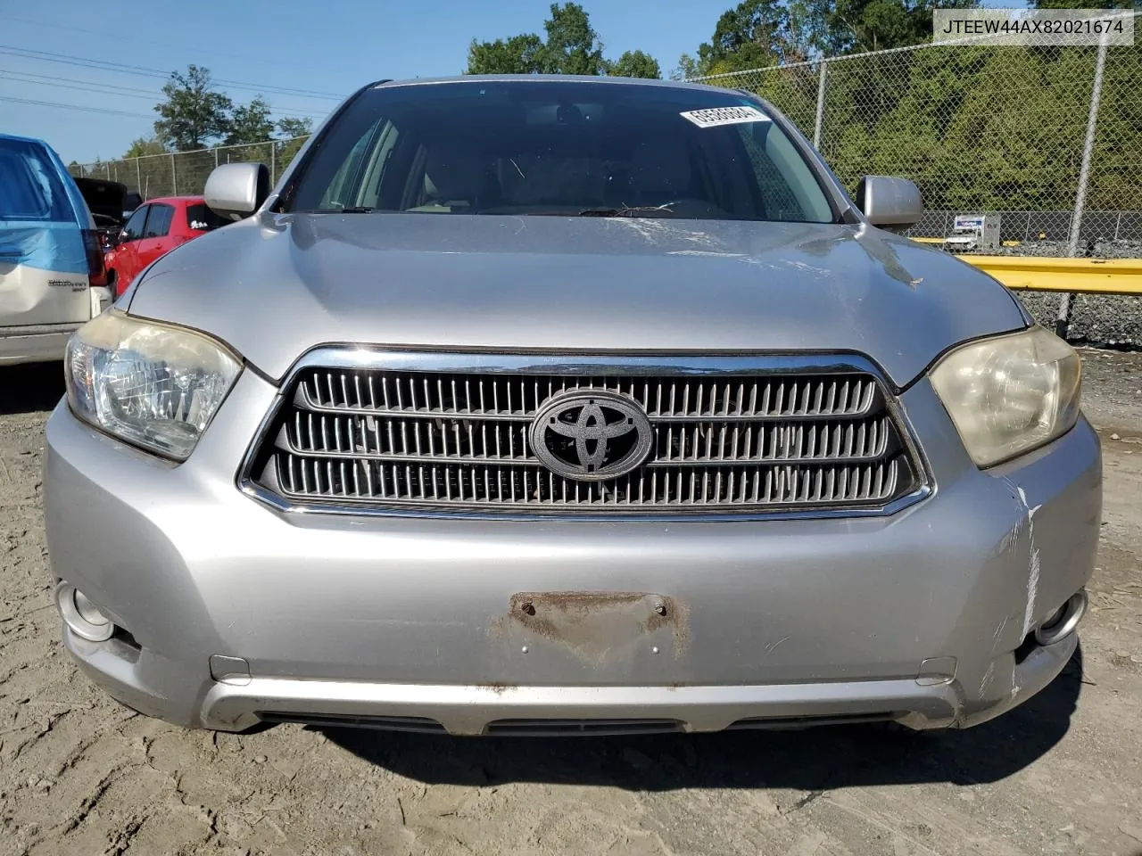 JTEEW44AX82021674 2008 Toyota Highlander Hybrid Limited