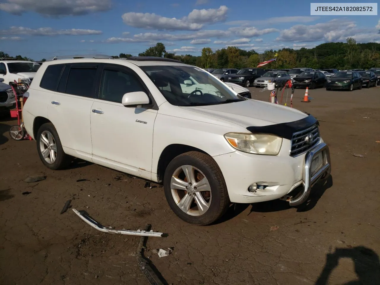 2008 Toyota Highlander Limited VIN: JTEES42A182082572 Lot: 69844654