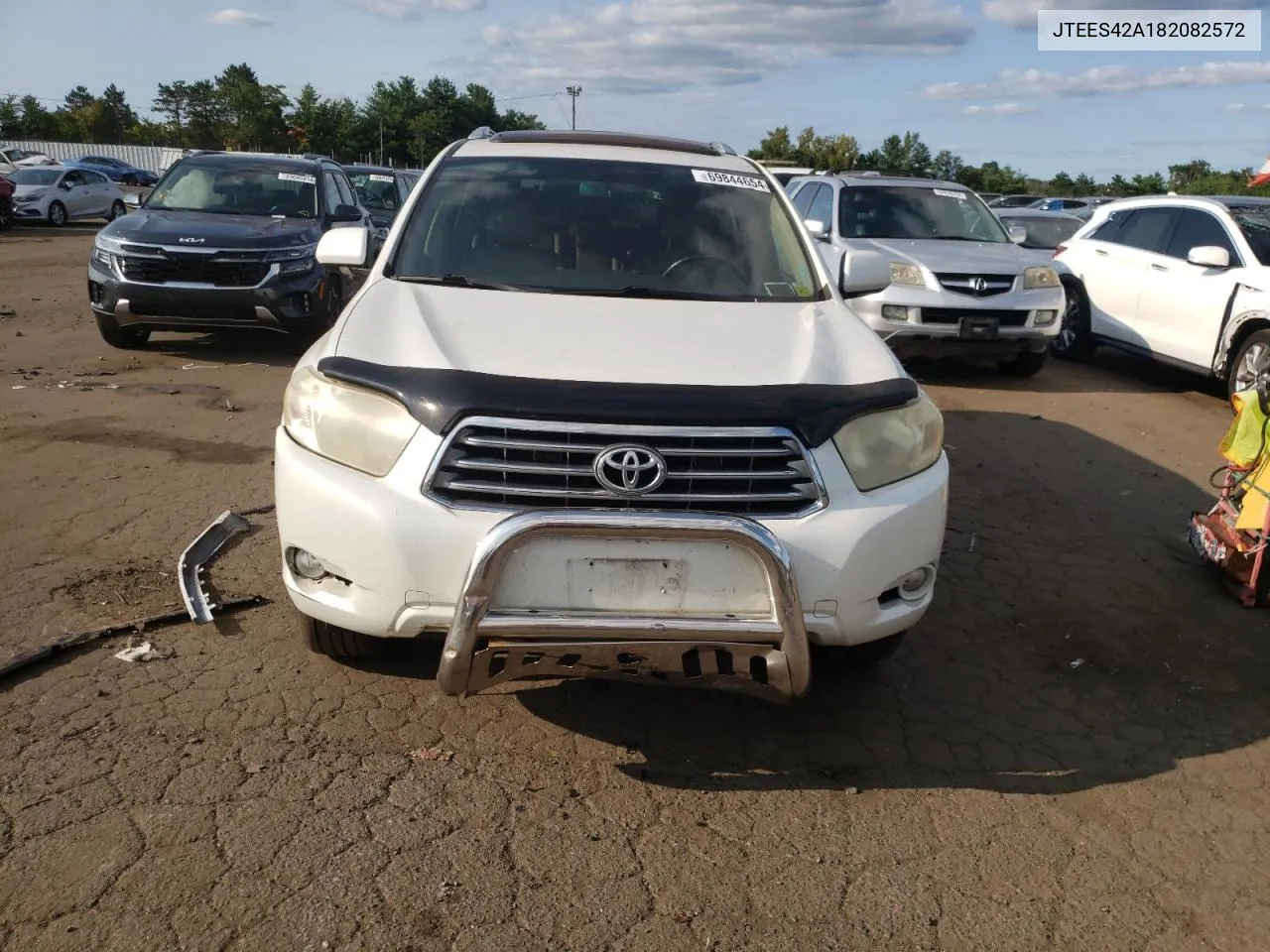 2008 Toyota Highlander Limited VIN: JTEES42A182082572 Lot: 69844654