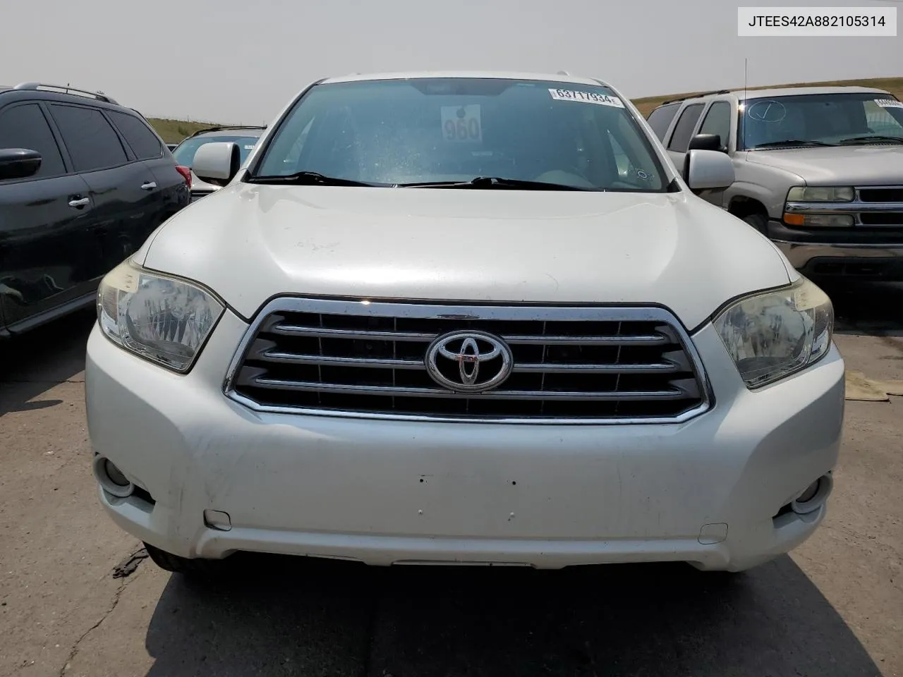 2008 Toyota Highlander Limited VIN: JTEES42A882105314 Lot: 69846384