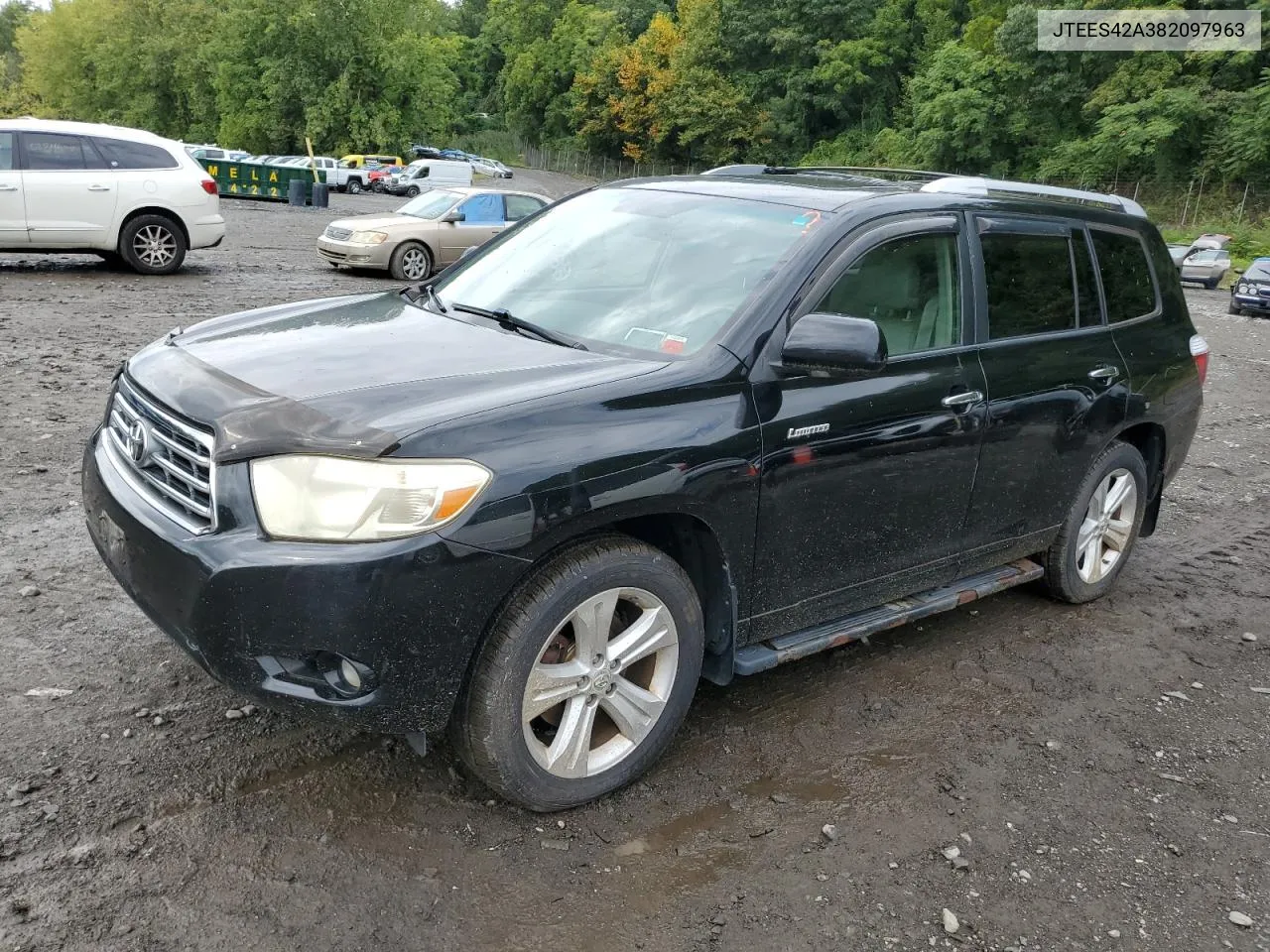 2008 Toyota Highlander Limited VIN: JTEES42A382097963 Lot: 69923164