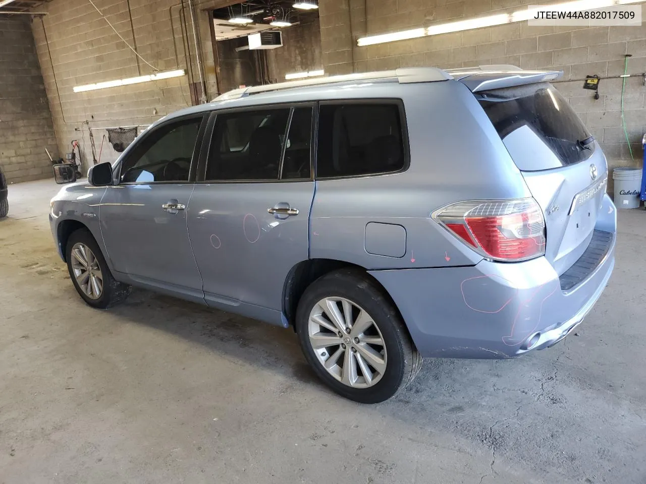 JTEEW44A882017509 2008 Toyota Highlander Hybrid Limited