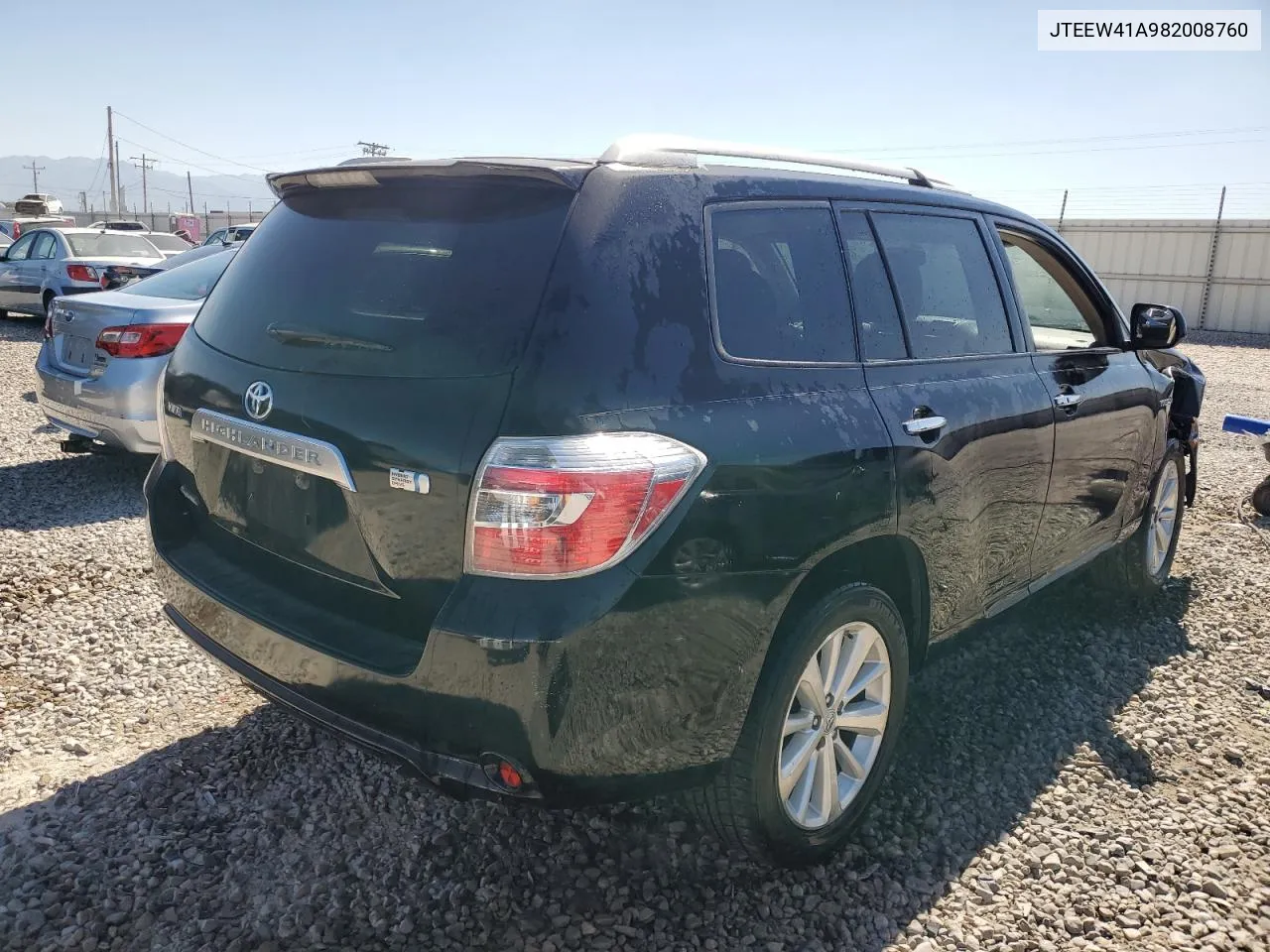 2008 Toyota Highlander Hybrid VIN: JTEEW41A982008760 Lot: 69985634