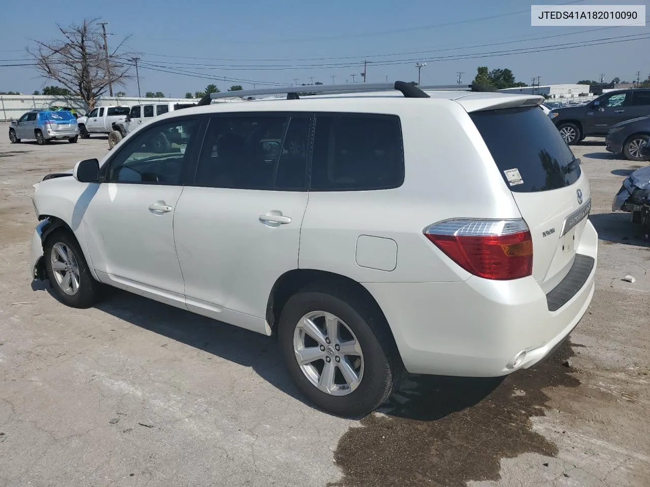 2008 Toyota Highlander VIN: JTEDS41A182010090 Lot: 70026544