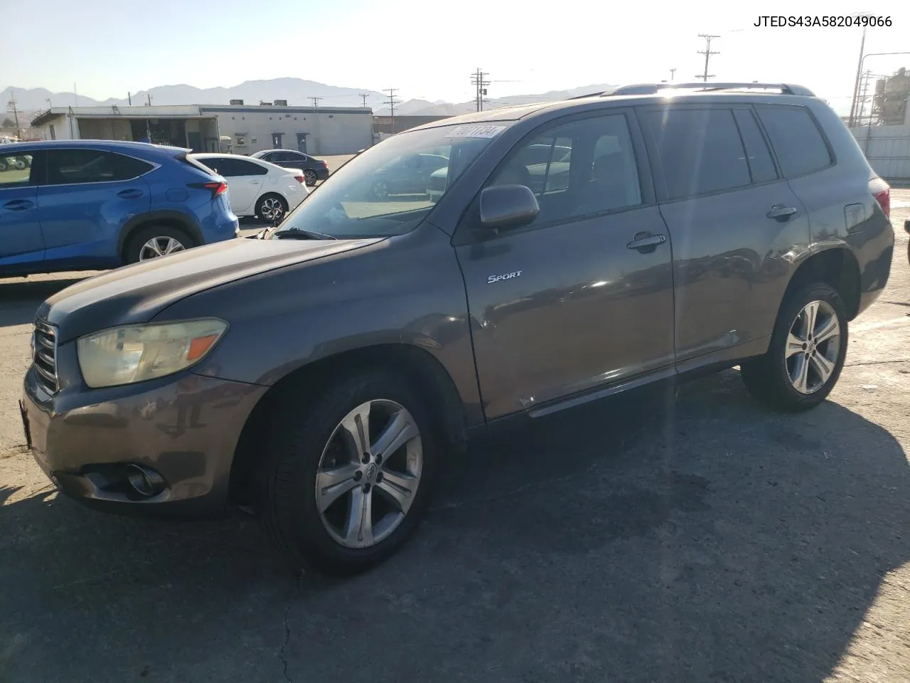 2008 Toyota Highlander Sport VIN: JTEDS43A582049066 Lot: 70071734