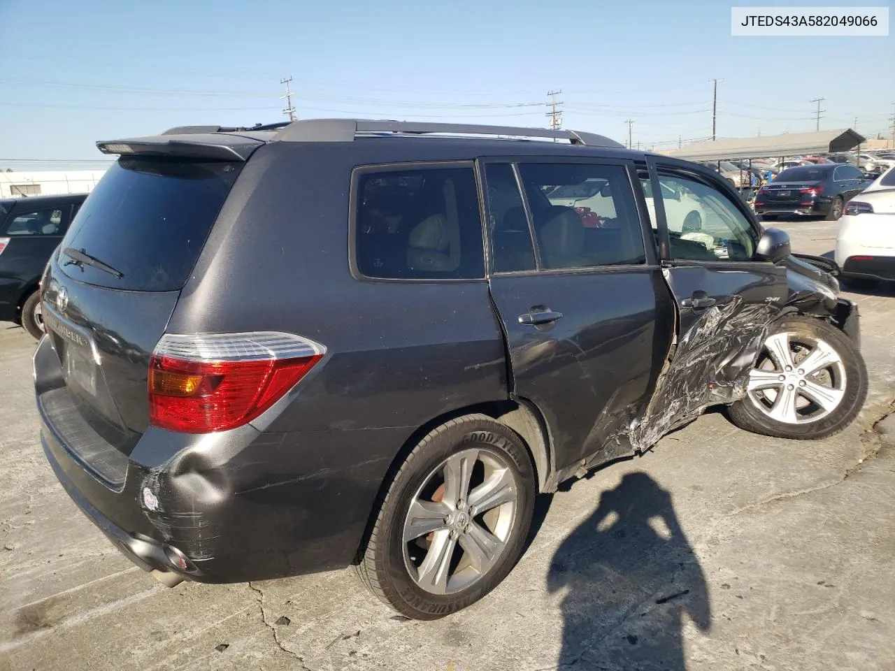 2008 Toyota Highlander Sport VIN: JTEDS43A582049066 Lot: 70071734