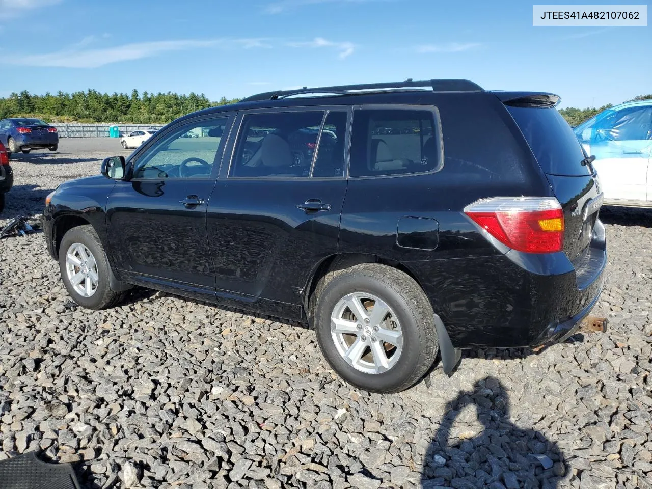 2008 Toyota Highlander VIN: JTEES41A482107062 Lot: 70207644