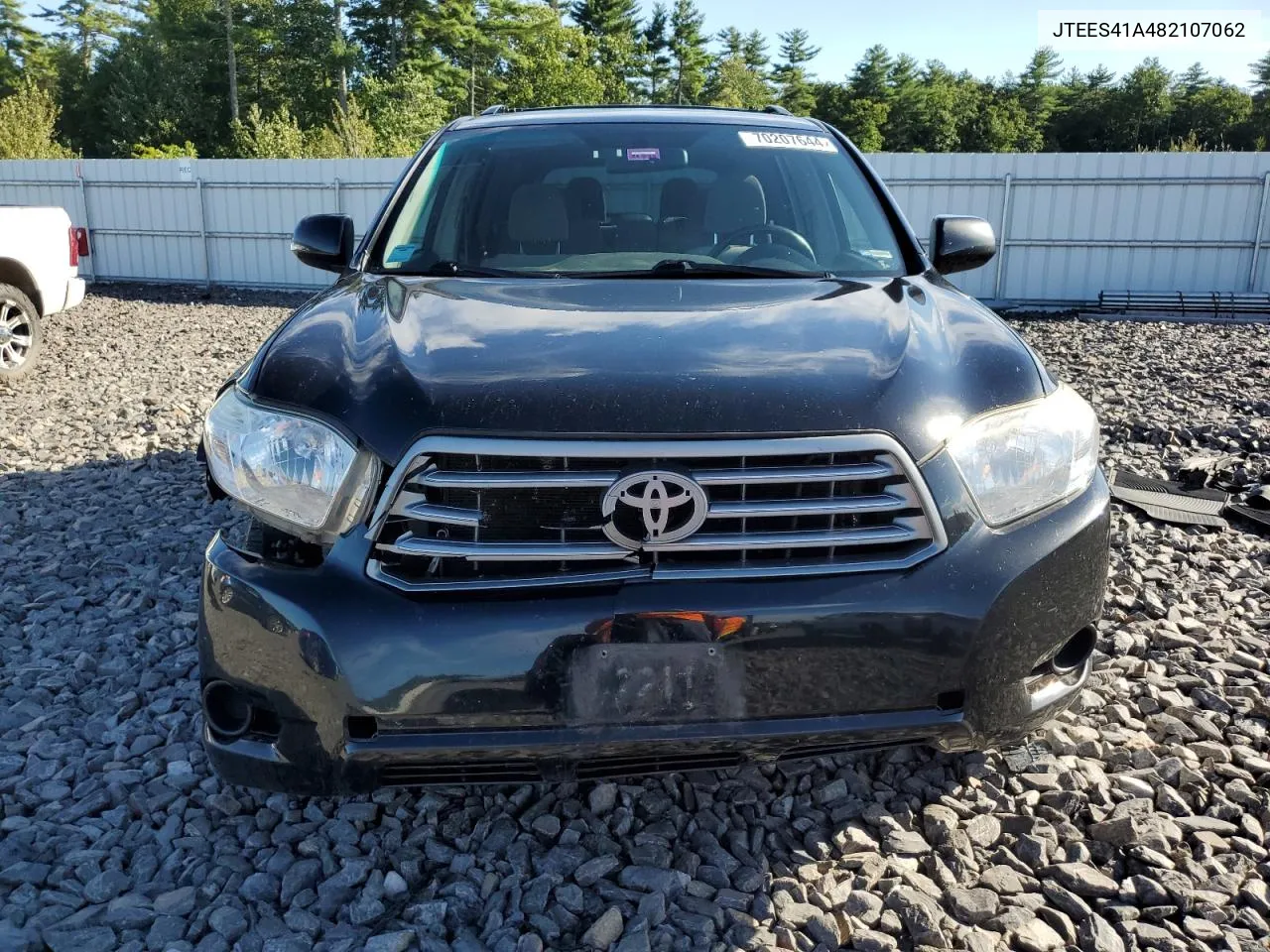 2008 Toyota Highlander VIN: JTEES41A482107062 Lot: 70207644