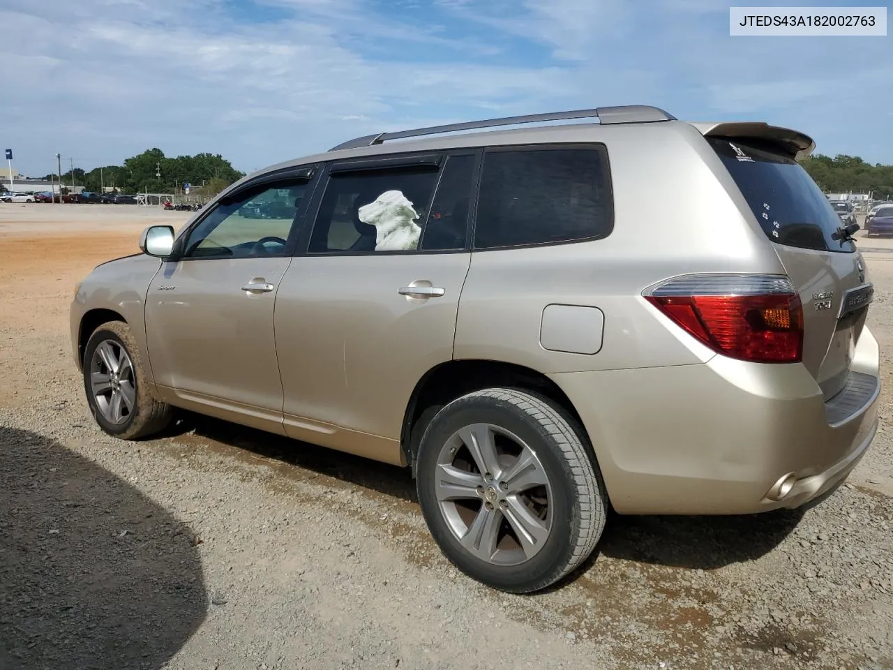 2008 Toyota Highlander Sport VIN: JTEDS43A182002763 Lot: 70296454